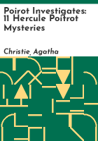 Poirot investigates by Christie, Agatha